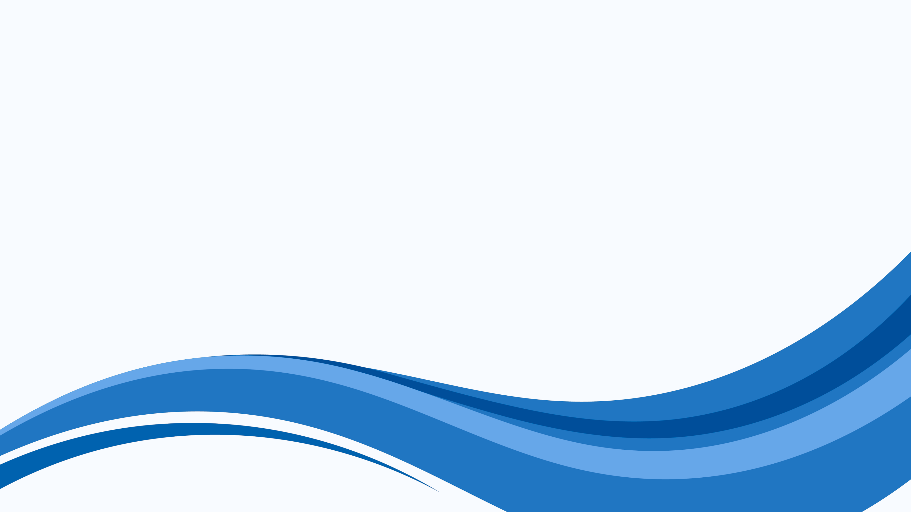 Blue wavy line on a white background