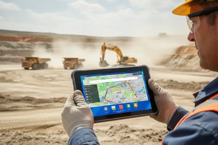 GPS Tracking for Construction Equipment